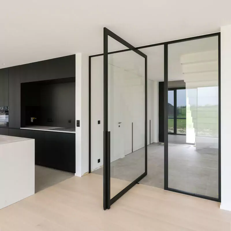 Glastür für modernes Haus zu verkaufen